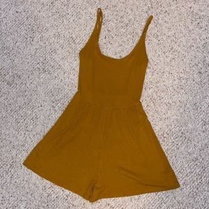 Wild Fable Mustard Yellow Romper